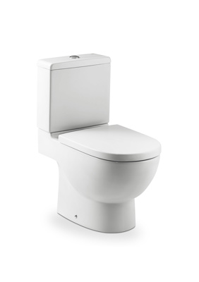 Roca Meridian-N Close Coupled Rimless Compact WC
