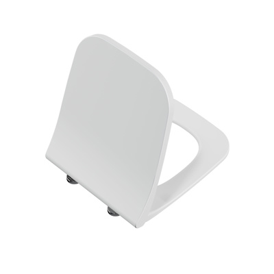 VitrA Integra Square Slim Soft Close Seat - White
