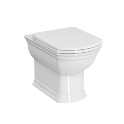 VitrA Valarte/Serenada Back To Wall Pan - White (excl. concealed cistern)