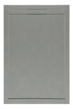 Dzignstone Solid Linear 1200 x 800 x 26mm Tray - Concrete Dark
