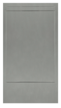 Dzignstone Solid Linear 1400 x 800 x 26mm Tray - Concrete Dark